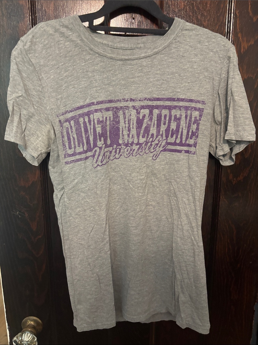 MV Sport Gray Short Sleeve Olivet Nazarene University Tee
